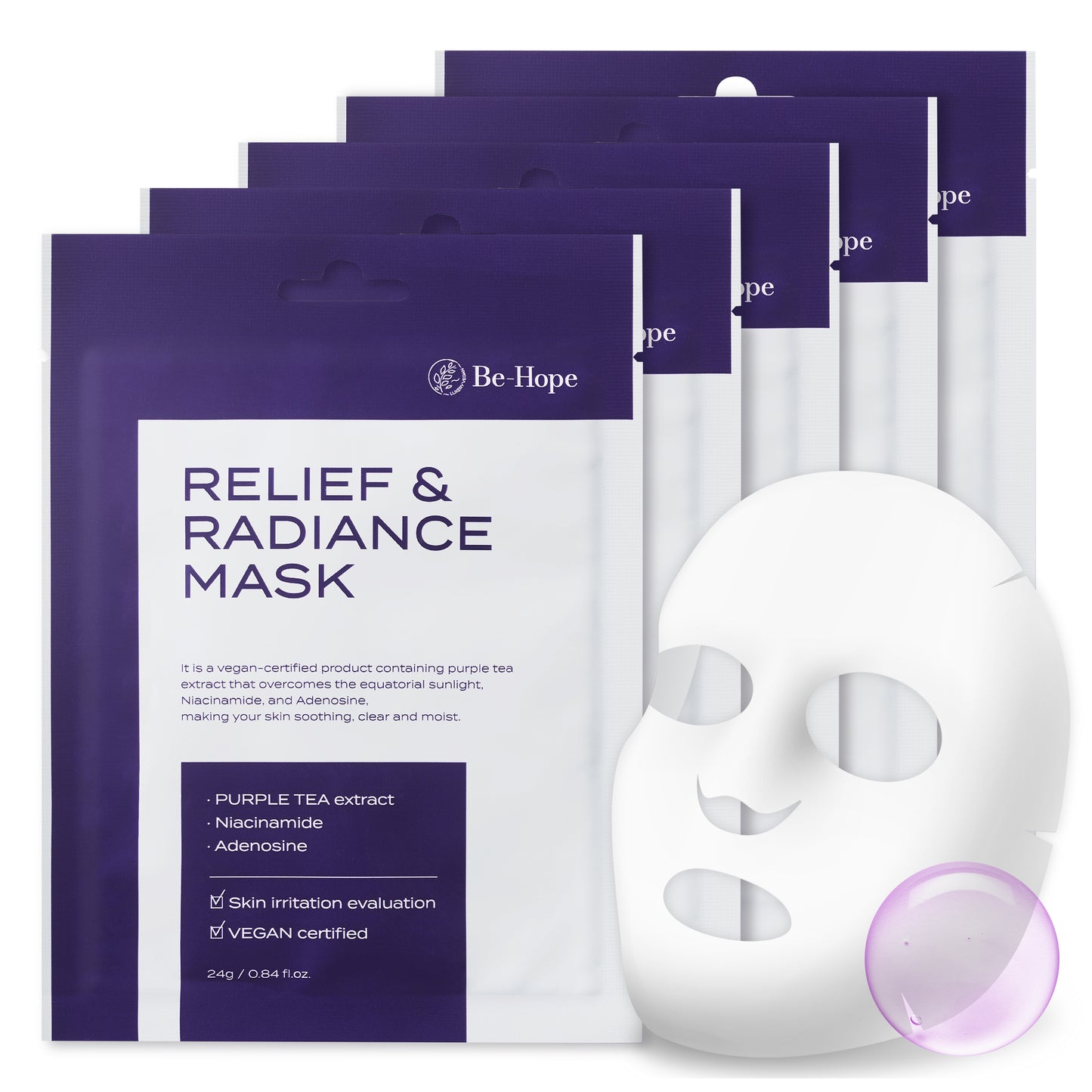 LUXURY VEGAN RELIEF RADIANCE MASK