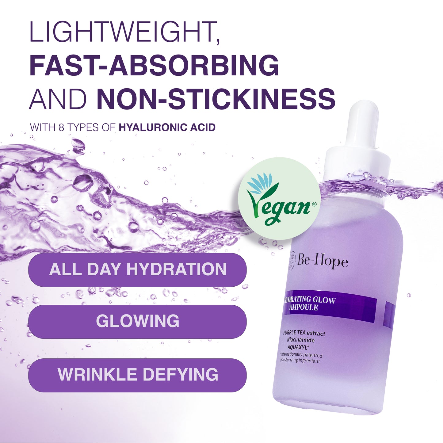 LUXURY VEGAN HYDRATING GLOW AMPOULE