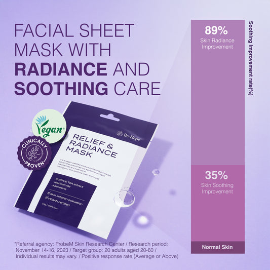 LUXURY VEGAN RELIEF RADIANCE MASK