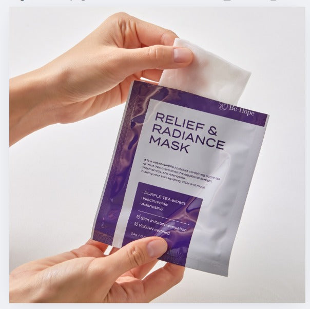 LUXURY VEGAN RELIEF RADIANCE MASK